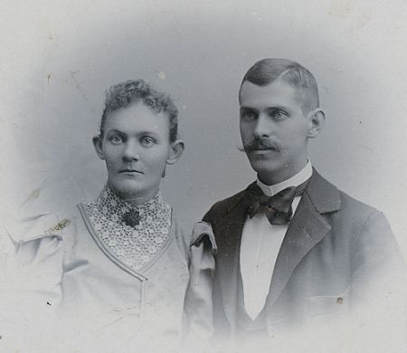 Dika Nordén född Hagwall (1866-1959) och hennes man Alfred Nordén