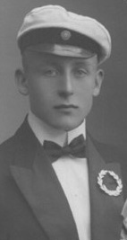 Wilhelm i studentmössa 1922