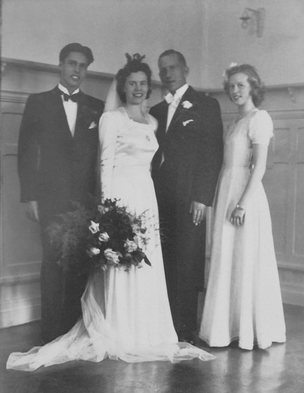 Bröllopskort Sven och Kerstin Lundman