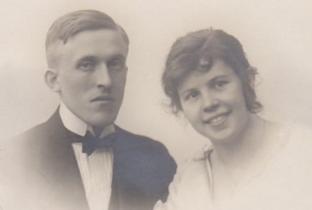 Vera Hagwall med sin man Sven Fast