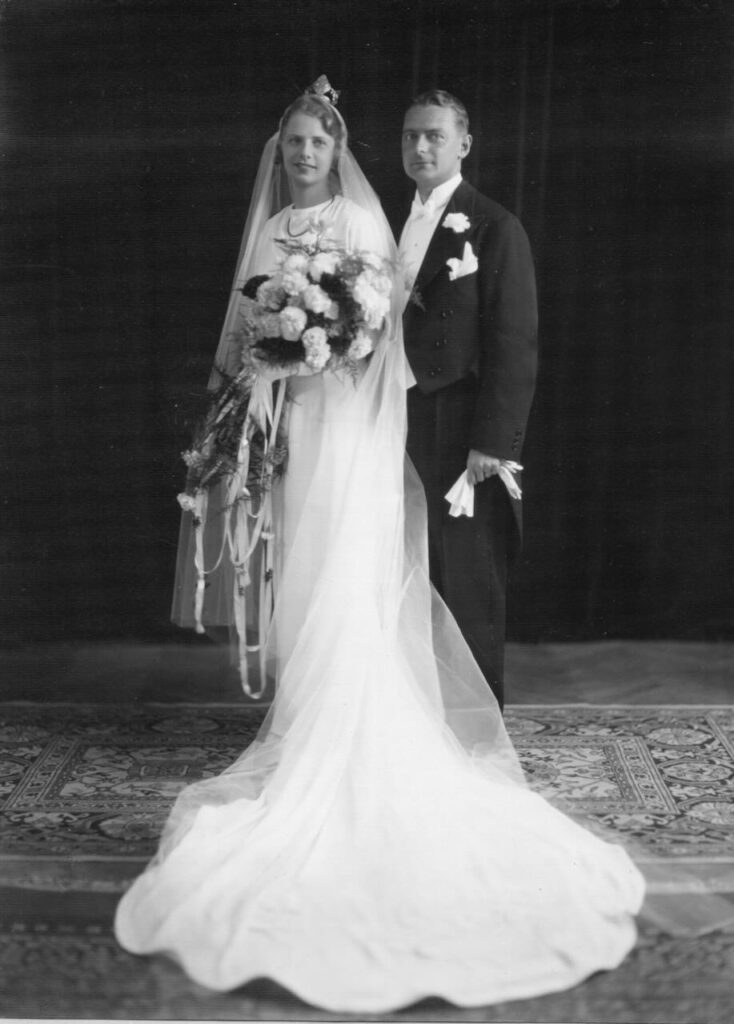 Rudolf och Greta bröllopsfoto 1934