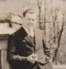 Eric Hagwall ca 1925 i Sverige innan han flyttar till USA.