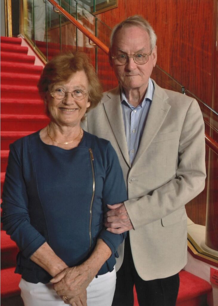 Maggie och Clas på kryssning i mitten av 2000 talet.